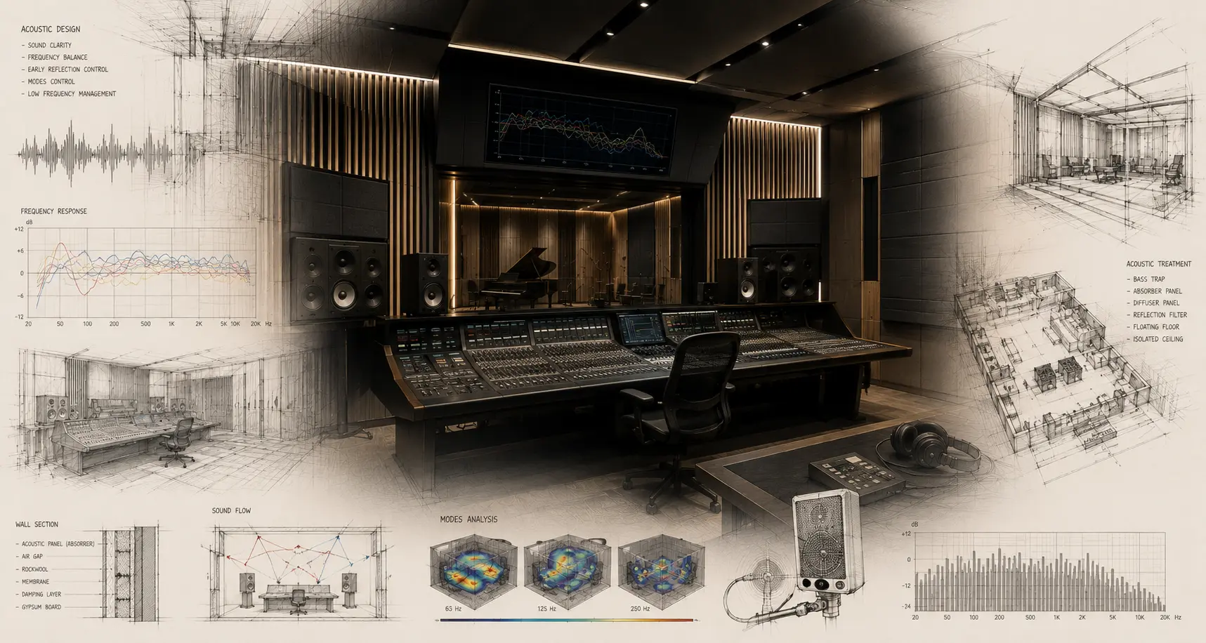 Kontraktor peredam suara dan akustik profesional di Indonesia — instalasi panel akustik oleh tim Raja Peredam