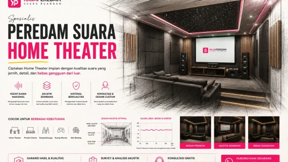 Peredam Suara Home Theater